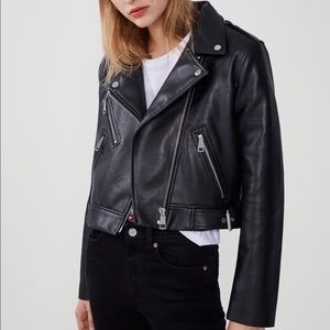 BRAND NEW Zara Faux Leather Jacket